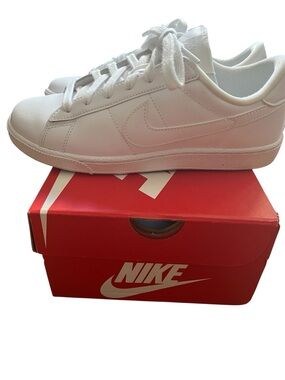 Nike All-White Low-Top Court Sneaker